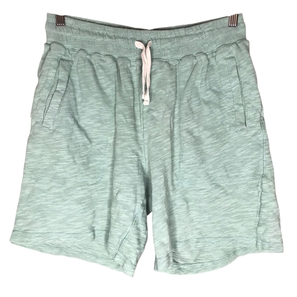 Rails Rumi Tropical Green Pull-On Shorts Cotton Linen Blend Men's Medium